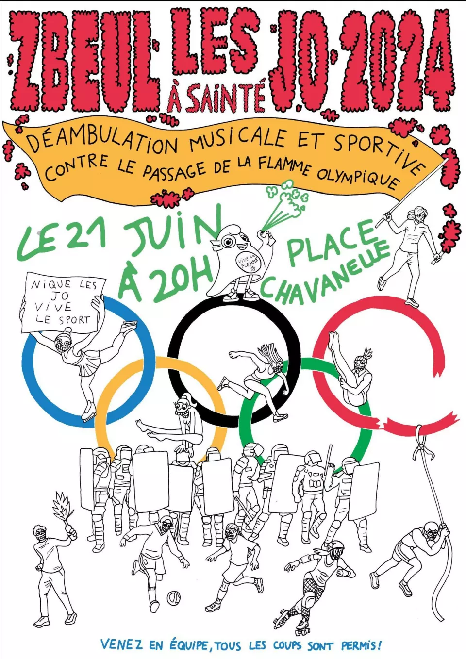 Paris Olympics protests: “A concrete mixer for tourists and speculation”